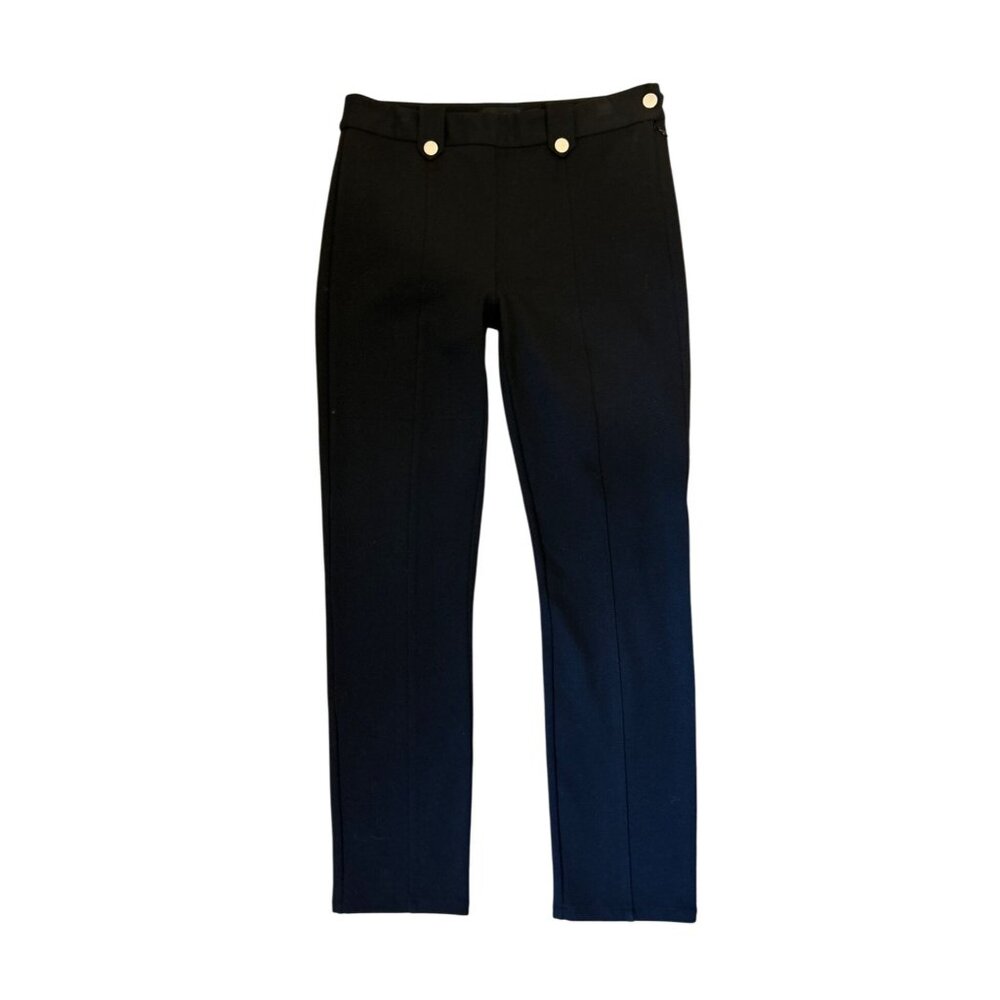Paige Dress Pants Straight Leg Black Slim Fit Size 28 Office Career Casual
